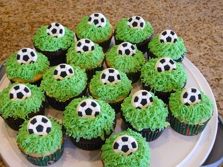 Birthday Cakes Delivered on Soccer Cupcakes   My Kockabootie Life